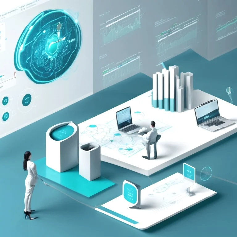 AI 도입 일러스트